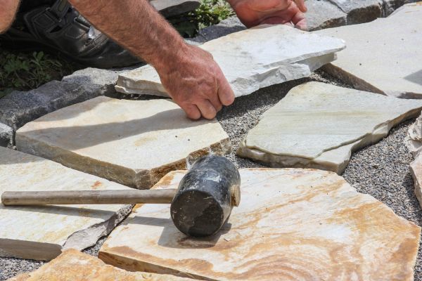Stone Sidewalk Installation in Melbourne