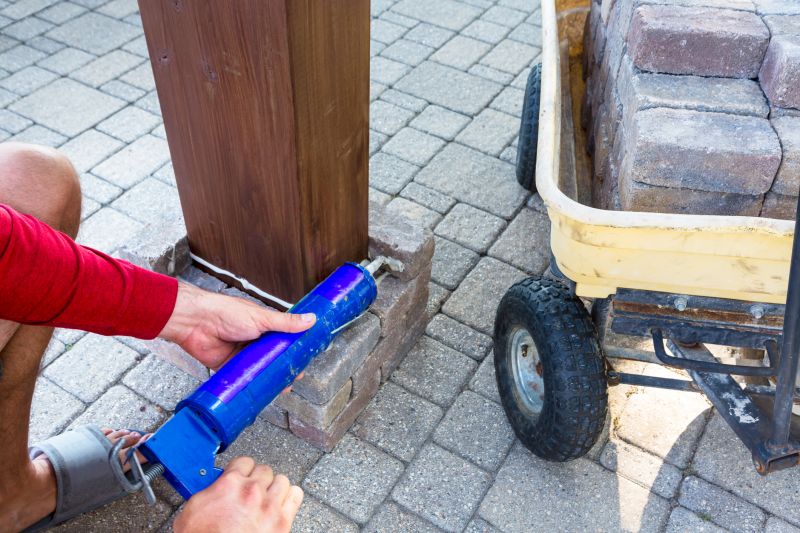 Patio Brick Installation detail